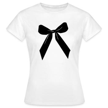 Boucle noire - T-shirt Femme - blanc - Devant - AI Model Female 172 dark (172cm)