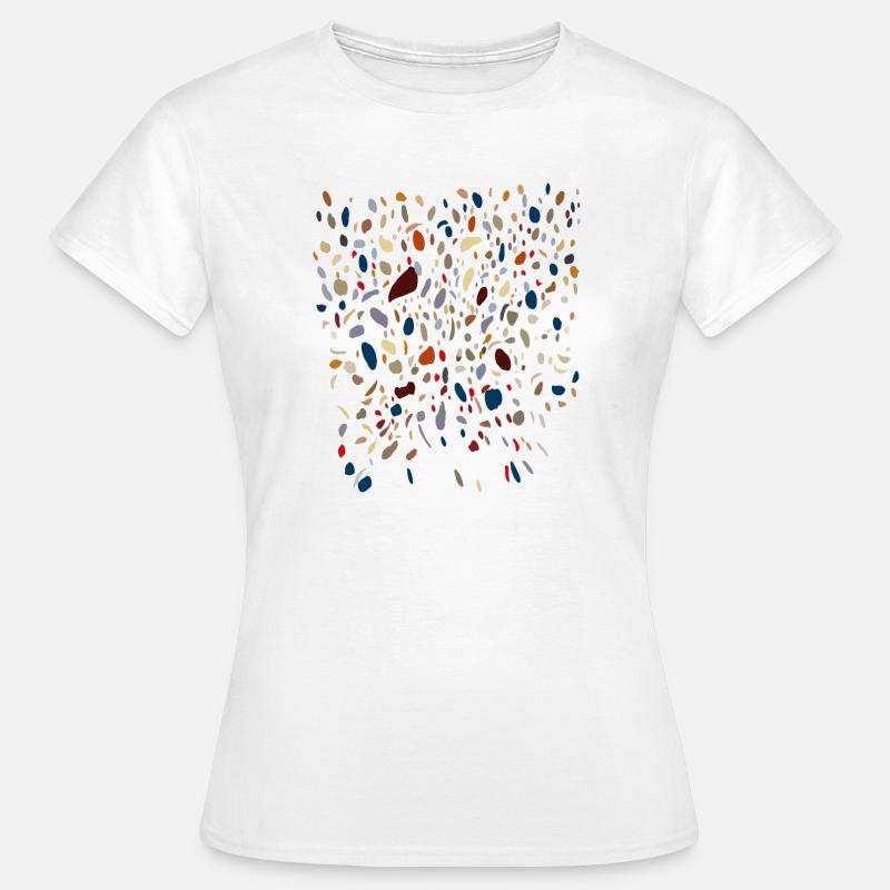 Dot Pattern - Mosaic Organic - Women's T-Shirt - white
