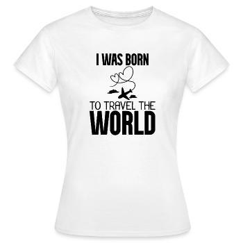 Avion - T-shirt Femme - blanc - Devant - AI Model Female 172 dark (172cm)
