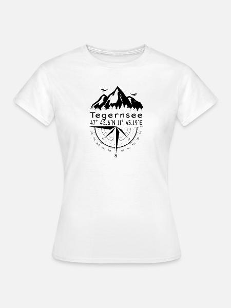 Tegernsee - Frauen T-Shirt - Weiß