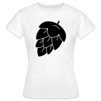 houblon pour la bière - T-shirt Femme - blanc - Devant - AI Model Female 172 dark (172cm)