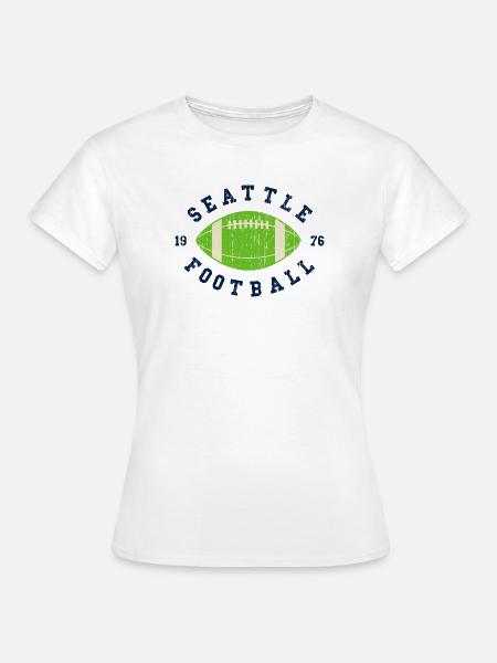 Seattle Football - Frauen T-Shirt - Weiß