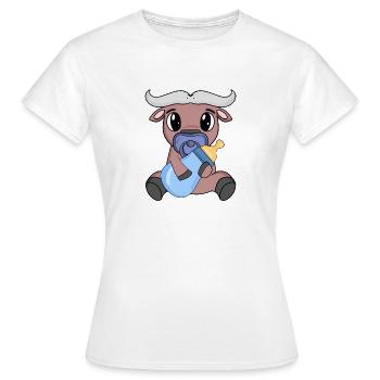 Baby Young Ox - Women's T-Shirt - white - Front - AI Model Female 172 dark (172cm)
