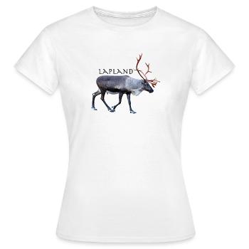 Laponie - T-shirt Femme - blanc - Devant - AI Model Female 172 dark (172cm)