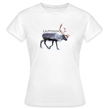 Lapponia - T-shirt Femme - blanc - Devant - AI Model Female 172 dark (172cm)