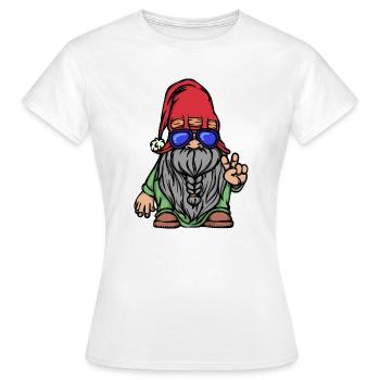 Bart Vollbart Gesichtsbehaarung Bartfrisur - Frauen T-Shirt - Weiß - Vorne - AI Model Female 172 dark (172cm)
