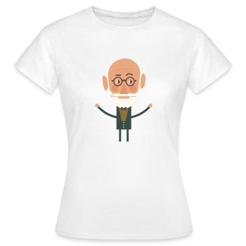 Sigmund Freud - T-shirt Femme - blanc - Devant - AI Model Female 172 dark (172cm)