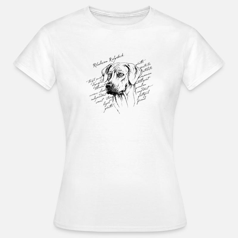 Rhodesian Ridgeback - Frauen T-Shirt - Weiß