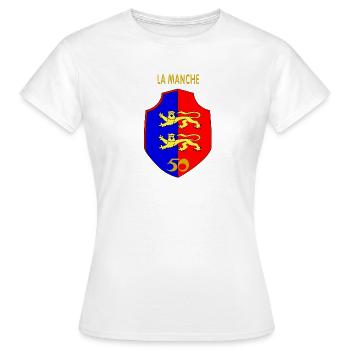 English Channel - Women's T-Shirt - white - Front - AI Model Female 172 dark (172cm)