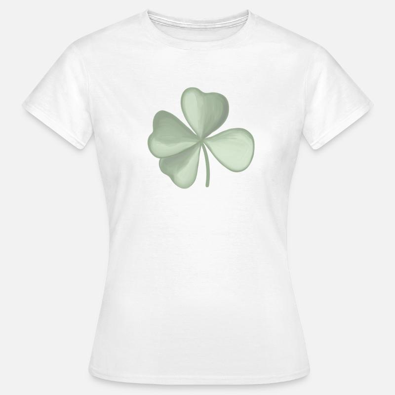 Cloverleaf pastel - Women's T-Shirt - white