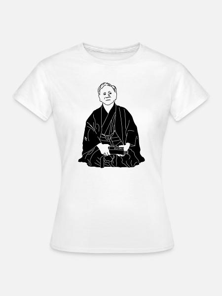 Gichin Funakoshi Shotokan Karate - Frauen T-Shirt - Weiß