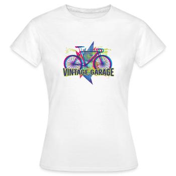 Vintage Garage - T-shirt Femme - blanc - Devant - AI Model Female 172 dark (172cm)