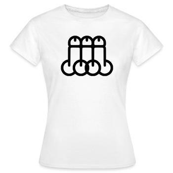 Dicks - T-shirt Femme - blanc - Devant - AI Model Female 172 dark (172cm)