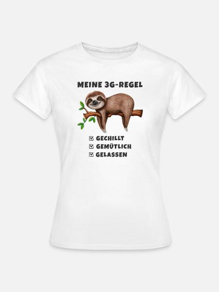 Meine 3G Regel im Büro - Frauen T-Shirt - Weiß
