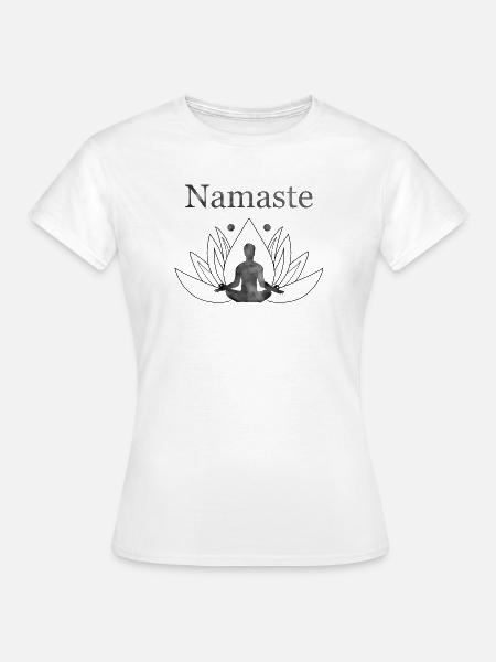 Yoga - Frauen T-Shirt - Weiß