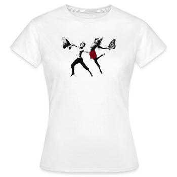 Danse moderne - T-shirt Femme - blanc - Devant - AI Model Female 172 dark (172cm)