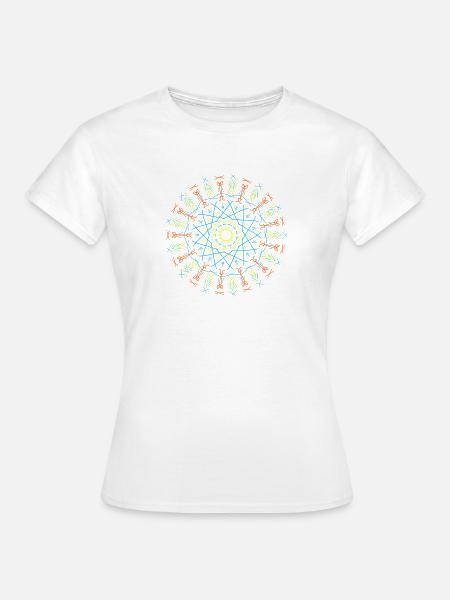 Mandala - Frauen T-Shirt - Weiß