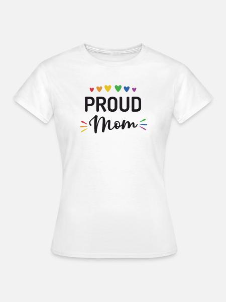 Stolze Mama - Frauen T-Shirt - Weiß