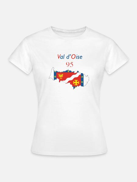 Val d'oise - Frauen T-Shirt - Weiß