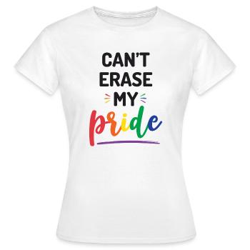 Can't Erase My Pride - Women's T-Shirt - white - Front - AI Model Female 172 dark (172cm)