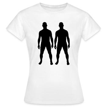 Homosexual - Women's T-Shirt - white - Front - AI Model Female 172 dark (172cm)