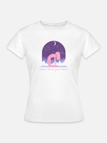 Yoga - Frauen T-Shirt - Weiß