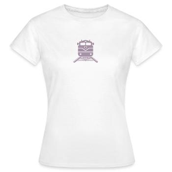 Train Train Driver Design - Women's T-Shirt - white - Front - AI Model Female 172 dark (172cm)
