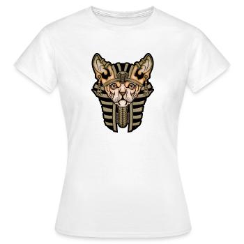 Chat mignon - T-shirt Femme - blanc - Devant - AI Model Female 172 dark (172cm)