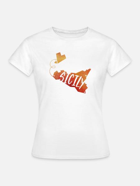 Sicily - Frauen T-Shirt - Weiß