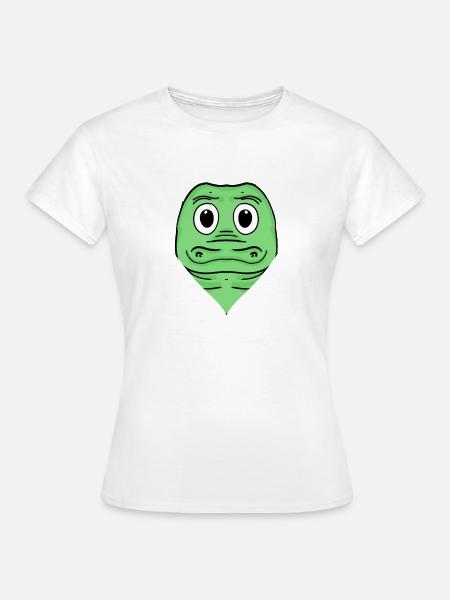 Krokodil - Frauen T-Shirt - Weiß