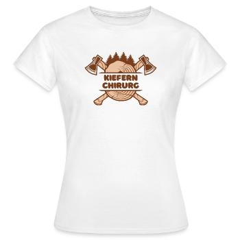 Kiefern Chirurg - Frauen T-Shirt - Weiß - Vorne - AI Model Female 172 dark (172cm)