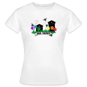 Honey greenhouses and flowers - Women's T-Shirt - white - Front - AI Model Female 172 dark (172cm)