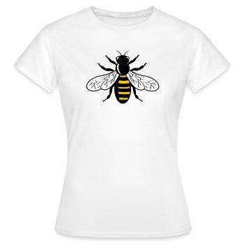 Honigbiene - Frauen T-Shirt - Weiß - Vorne - AI Model Female 172 dark (172cm)