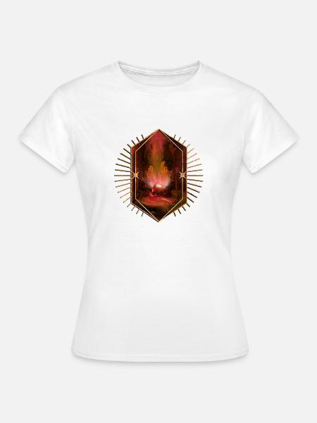 Tanzen in der dunklen Nacht - Frauen T-Shirt - Weiß