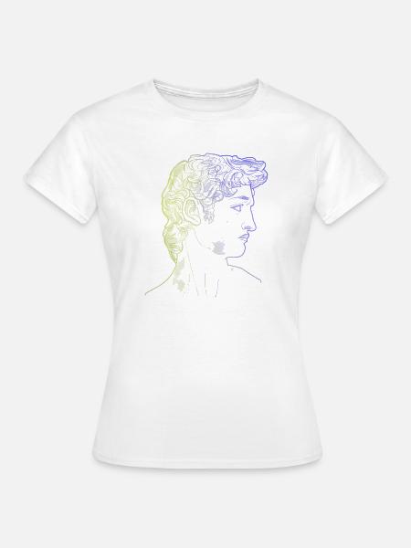 David Michelangelo - Frauen T-Shirt - Weiß
