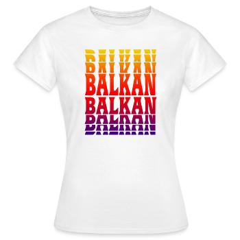 Balkan design - Women's T-Shirt - white - Front - AI Model Female 172 dark (172cm)