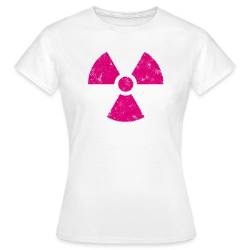 Radioactivité - T-shirt Femme - blanc - Devant - AI Model Female 172 dark (172cm)