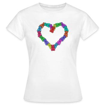 Süßigkeiten Nachspeise Lecker Naschen Süß - Frauen T-Shirt - Weiß - Vorne - AI Model Female 172 dark (172cm)