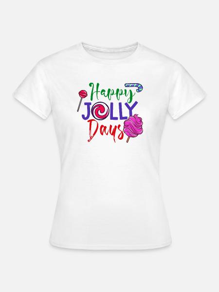 Süßigkeiten Statement Bonbon Naschen Lecker - Frauen T-Shirt - Weiß