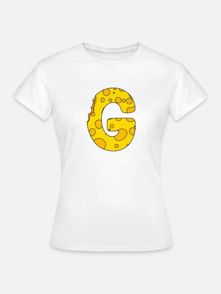 Buchstabe G - Frauen T-Shirt - Weiß