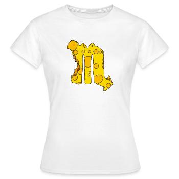 Sternzeichen Skorpion - Frauen T-Shirt - Weiß - Vorne - AI Model Female 172 dark (172cm)