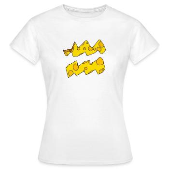 Signe du zodiaque Verseau - T-shirt Femme - blanc - Devant - AI Model Female 172 dark (172cm)