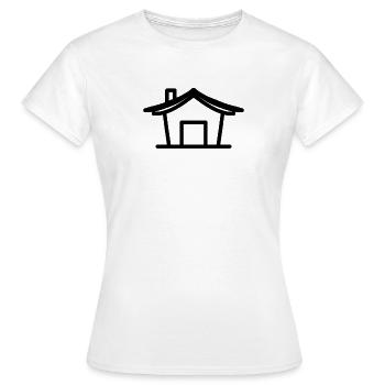 Maison - T-shirt Femme - blanc - Devant - AI Model Female 172 dark (172cm)