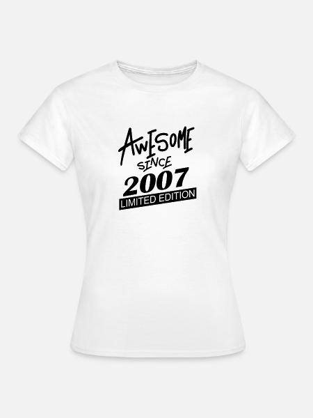 2007 - Frauen T-Shirt - Weiß