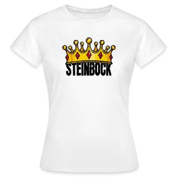 Gezeiten Esoterik Spruch Steinbock Tierkreis - Frauen T-Shirt - Weiß - Vorne - AI Model Female 172 dark (172cm)