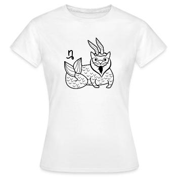 Astronomie Horoscope Superstition Signe du zodiaque - T-shirt Femme - blanc - Devant - AI Model Female 172 dark (172cm)