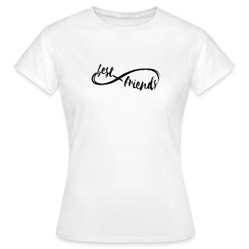 Meilleurs amis pour toujours - T-shirt Femme - blanc - Devant - AI Model Female 172 dark (172cm)
