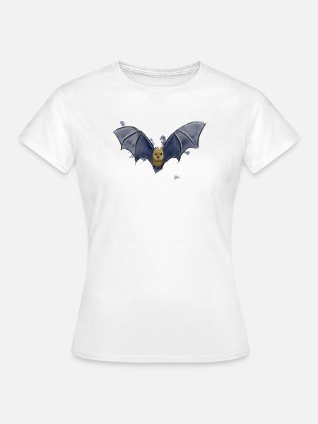 Fledermaus - Frauen T-Shirt - Weiß