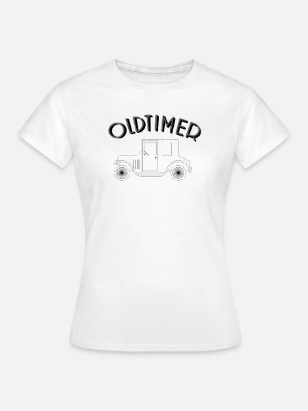 Oldtimer Design - Classic Cars - Frauen T-Shirt - Weiß