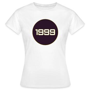 1999 Retro - Women's T-Shirt - white - Front - AI Model Female 172 dark (172cm)